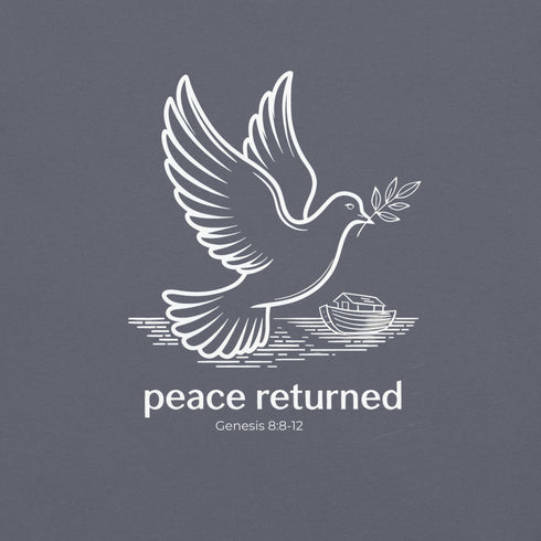Peace Returned Christian Bible Verse T-Shirt